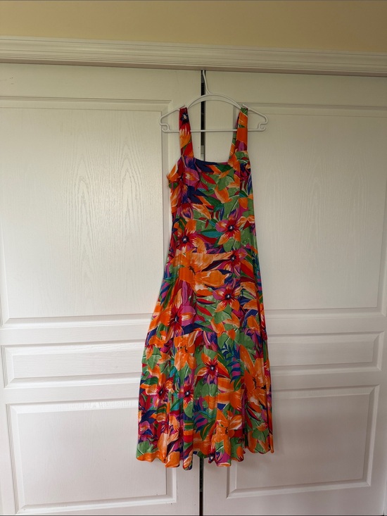 Dresses & Skirts - Women’s MSK Tropical Print Maxi Dress Sleeveless New Large NWT